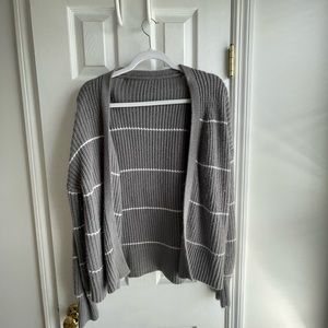 Gray cardigan